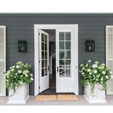 Warren 60x80 Glass French Doors With Glass Rustic Interior Double Doors